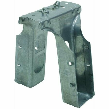 SIMPSON STRONG-TIE PF Series PFD26B Post Frame Hanger, 5-3/8 in H, 1-1/4 in D, 1-9/16 in W, 2 x 6 in, Steel PFD26